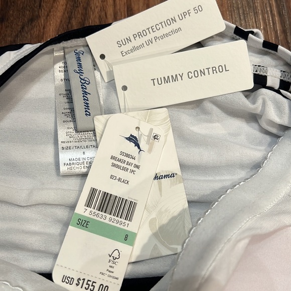 Tommy Bahama Breaker Bay One Shoulder One Piece - Picture 11 of 14